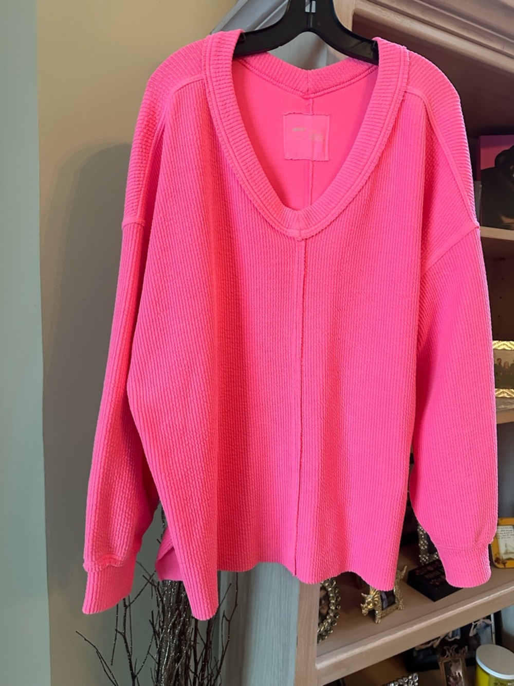 Hot pink Aerie top in XL
